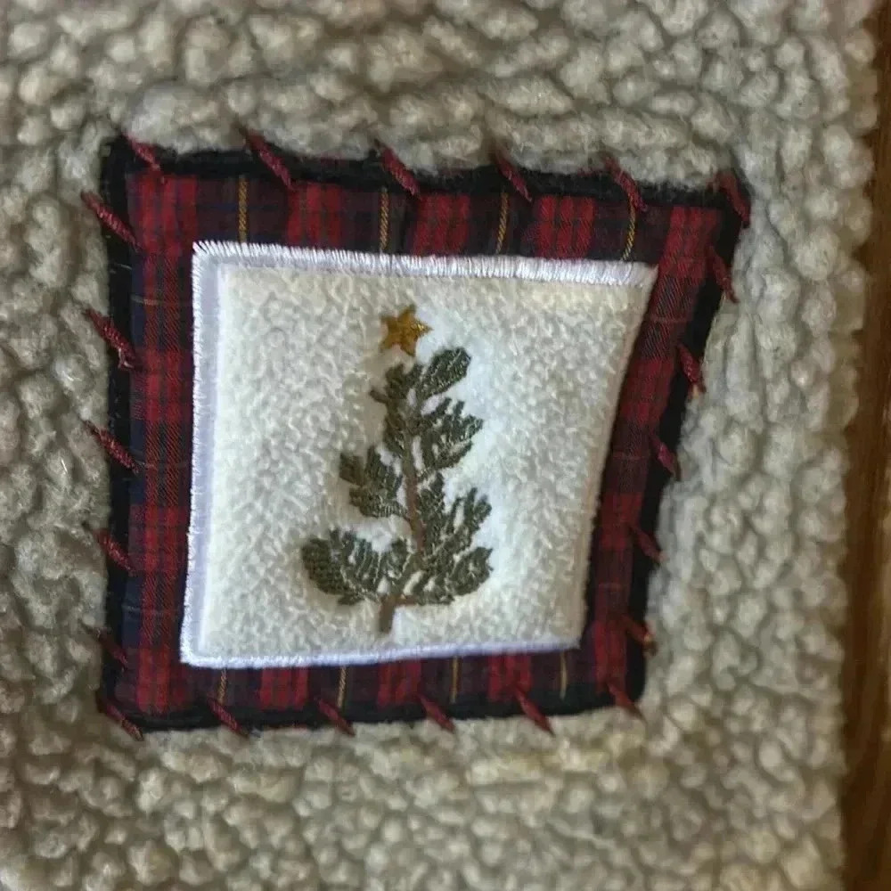 Christmas Holiday Santa With Cotton Ball Hat Fleece Sweater Size 1x Ladies - Picture 3 of 7